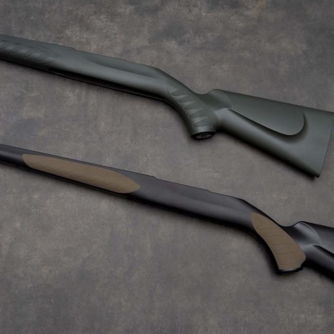 Sako 2 crosses A7 kaki noir Suppression revetement Soft Touch renovation Cerakote satin_GVE9400
