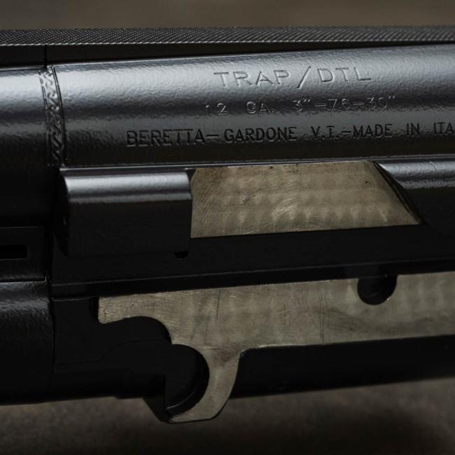 Cerakote E 100 BlackOut Inscriptions Canon Beretta TRAP DTL 3