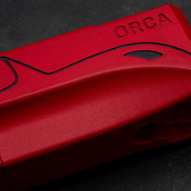 Chassis Micarta Cerakote USMC Red Accuracy Solutions Orca_GVE9900