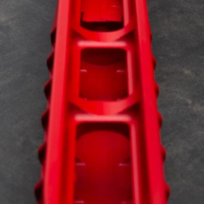 Chassis Micarta Cerakote USMC Red Accuracy Solutions Orca_GVE9912