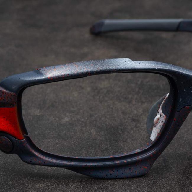 Oakley Jawbone custom cerakote splatters